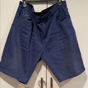 Classic Navy Blue Men's Shorts